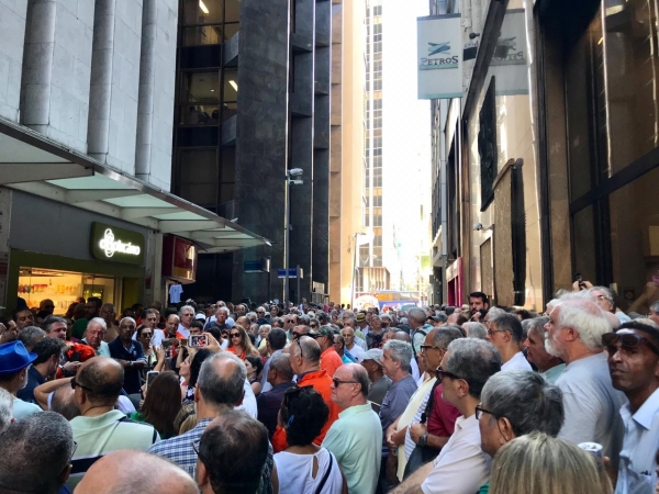 "PP-3 é ameaça para toda a categoria", alerta FUP em ato na Petros